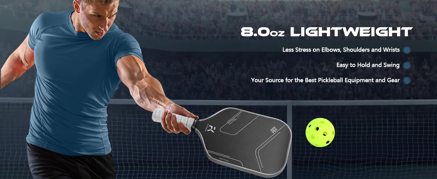 Premium Pickleball Paddle Set - T700 Carbon Fiber - 2 Paddles