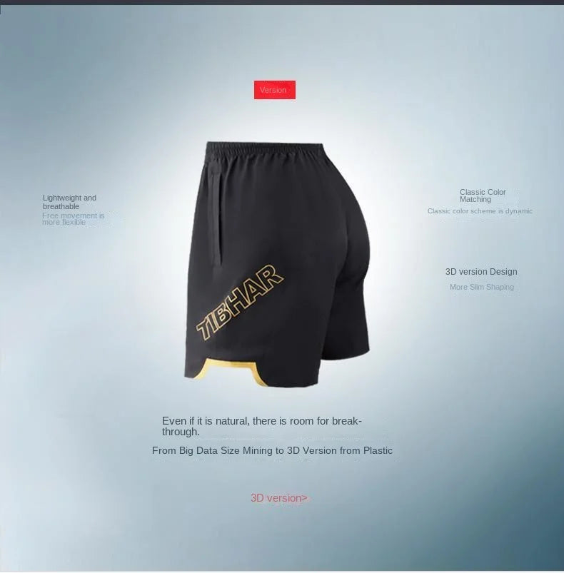 TIBHAR Shorts Men's and Women's Sports Shorts Quick Drying, Breathable, Loose and Comfortable