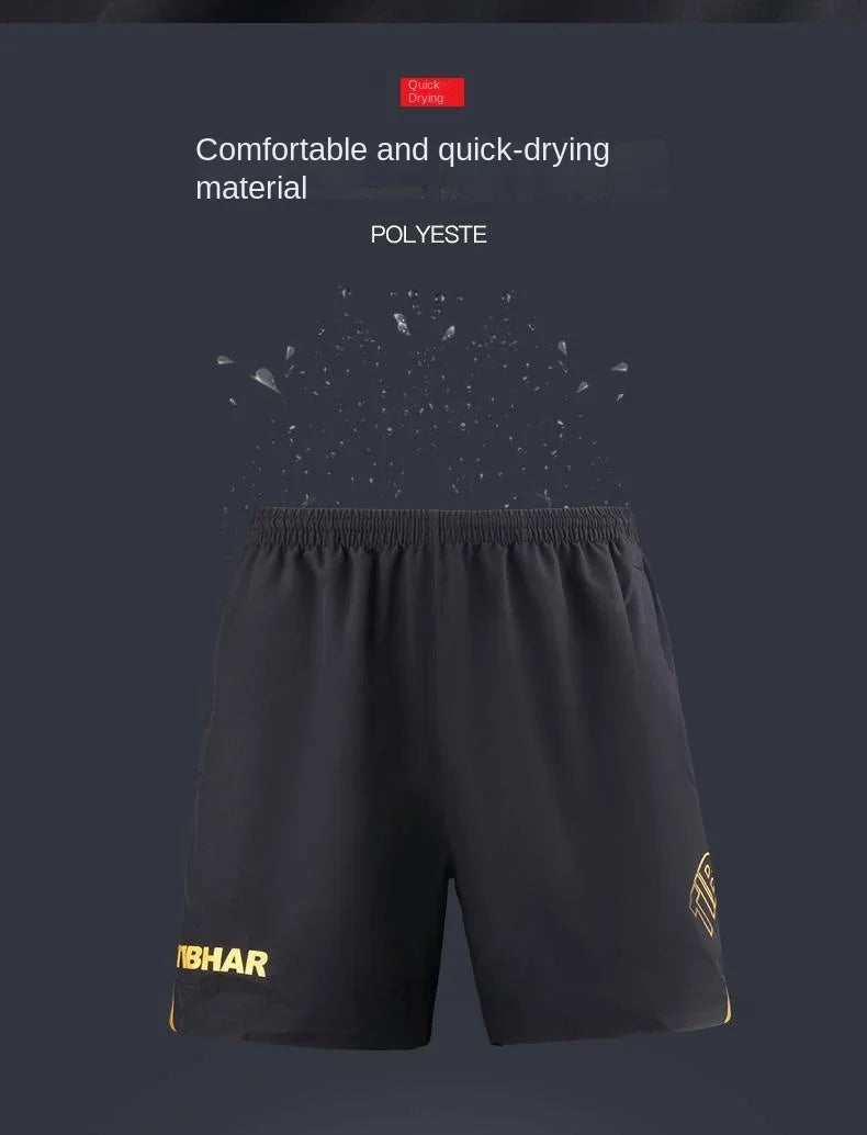 TIBHAR Shorts Men's and Women's Sports Shorts Quick Drying, Breathable, Loose and Comfortable