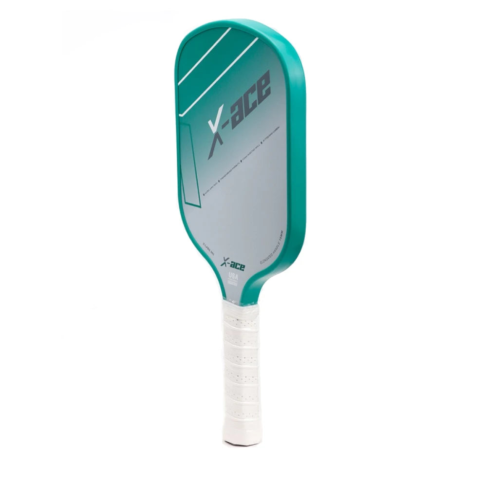 X-ACE Preformance Series Thermoformed Pickleball Paddle with 16mm Shark Power Polymer Core Provides Ultimate Spin & Consistency