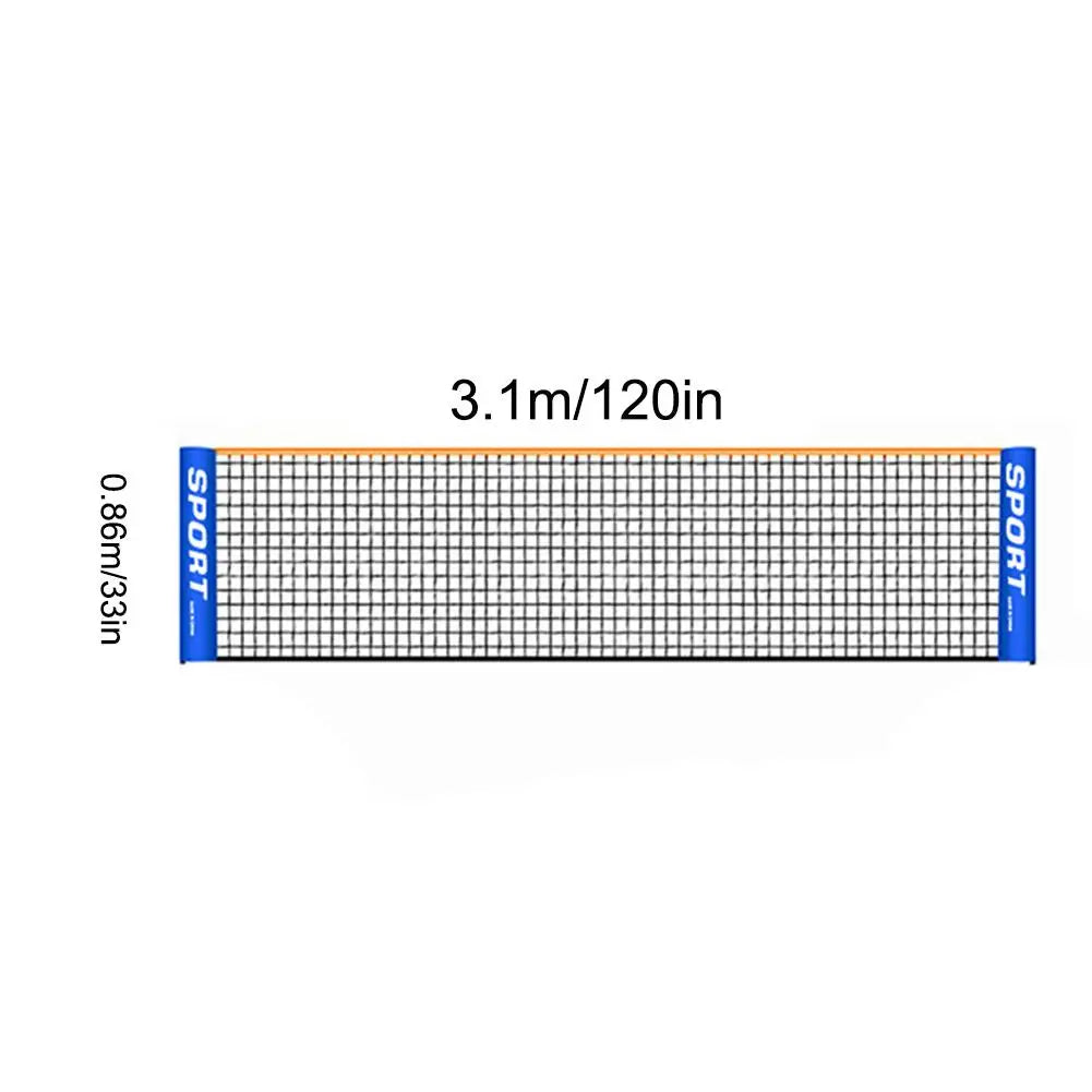 Portable Pickleball Net Weatherproof Durable Easy Assembly