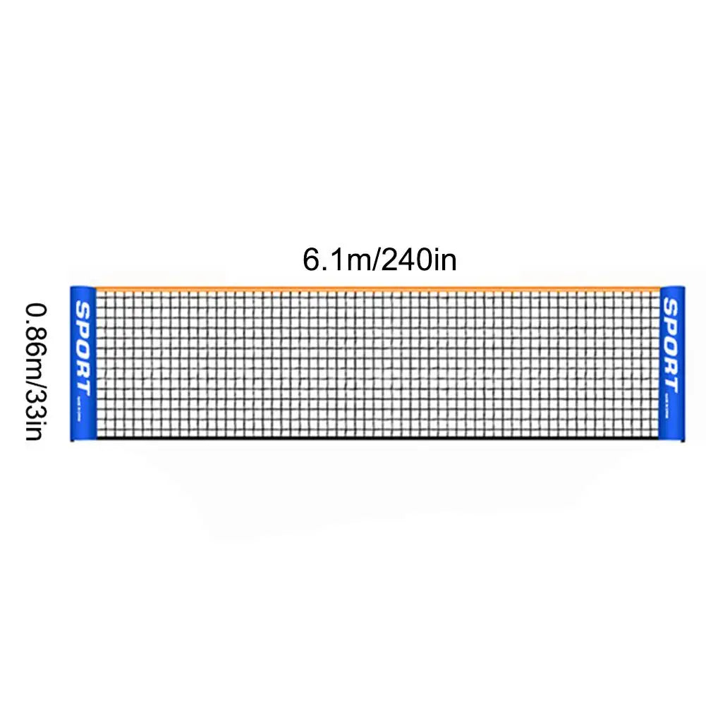 Portable Pickleball Net Weatherproof Durable Easy Assembly