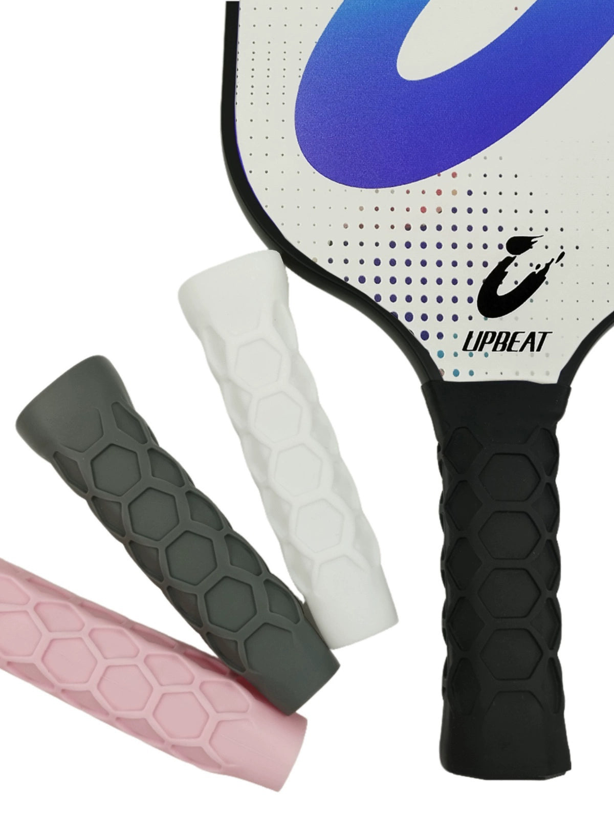 Peak Racket Honeycomb Silicone Handle Set Anti-Slip Handle Sleeve Silicone Anti-Slip Cover Pickleball Accessories