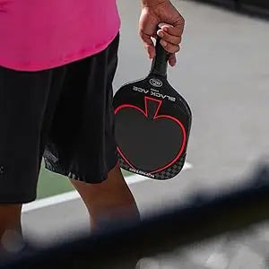 Black Ace Pro - Pickleball Paddle with Toray 700 Carbon Fiber Face - Comfort Pro Grip - USAPA Approved