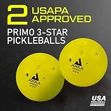 JOOLA Essentials Pickleball Paddles Set with Reinforced Fiberglass Surface and Honeycomb Polypropylene Core - Includes 2 Pickleball