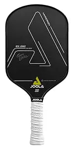 Ben Johns Perseus Pickleball Paddle with Charged Surface Technology for Increased Power & Feel - Fully Encased Carbon Fiber