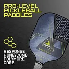 JOOLA Essentials Pickleball Paddles Set with Reinforced Fiberglass Surface and Honeycomb Polypropylene Core - Includes 2 Pickleball