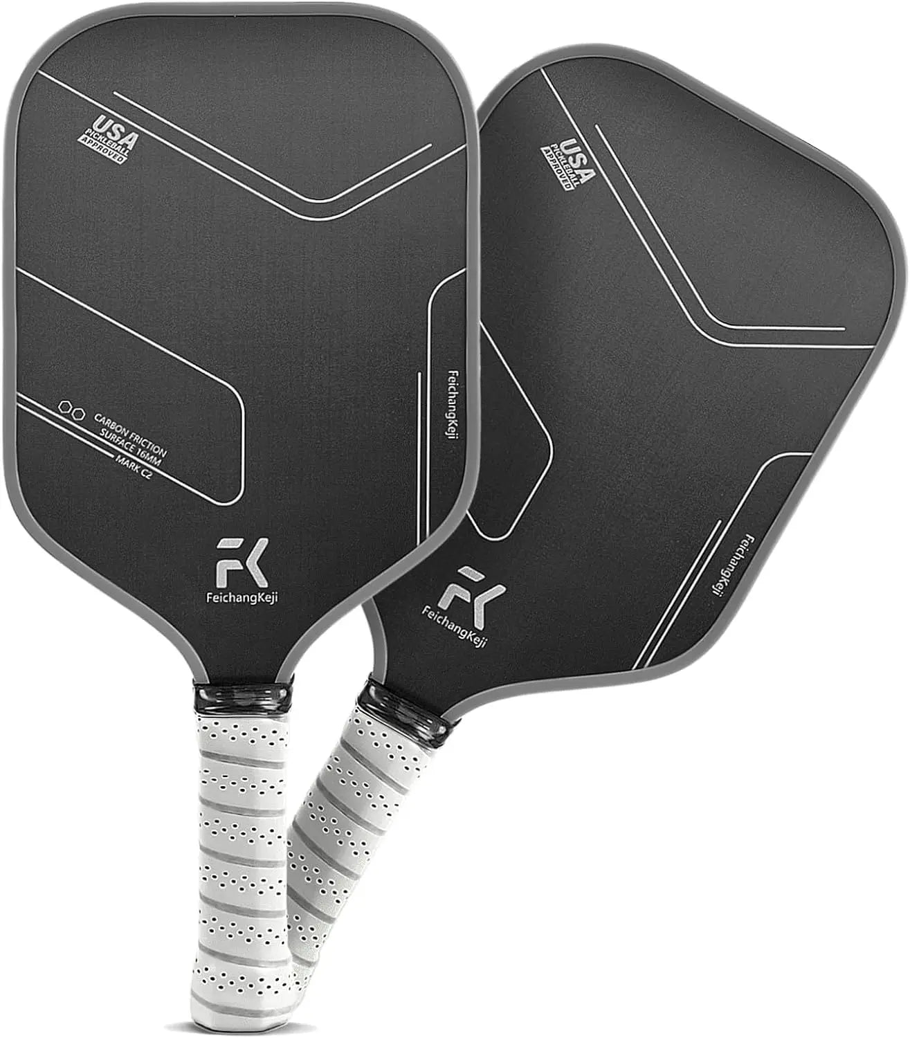 Premium Pickleball Paddle Set - T700 Carbon Fiber - 2 Paddles