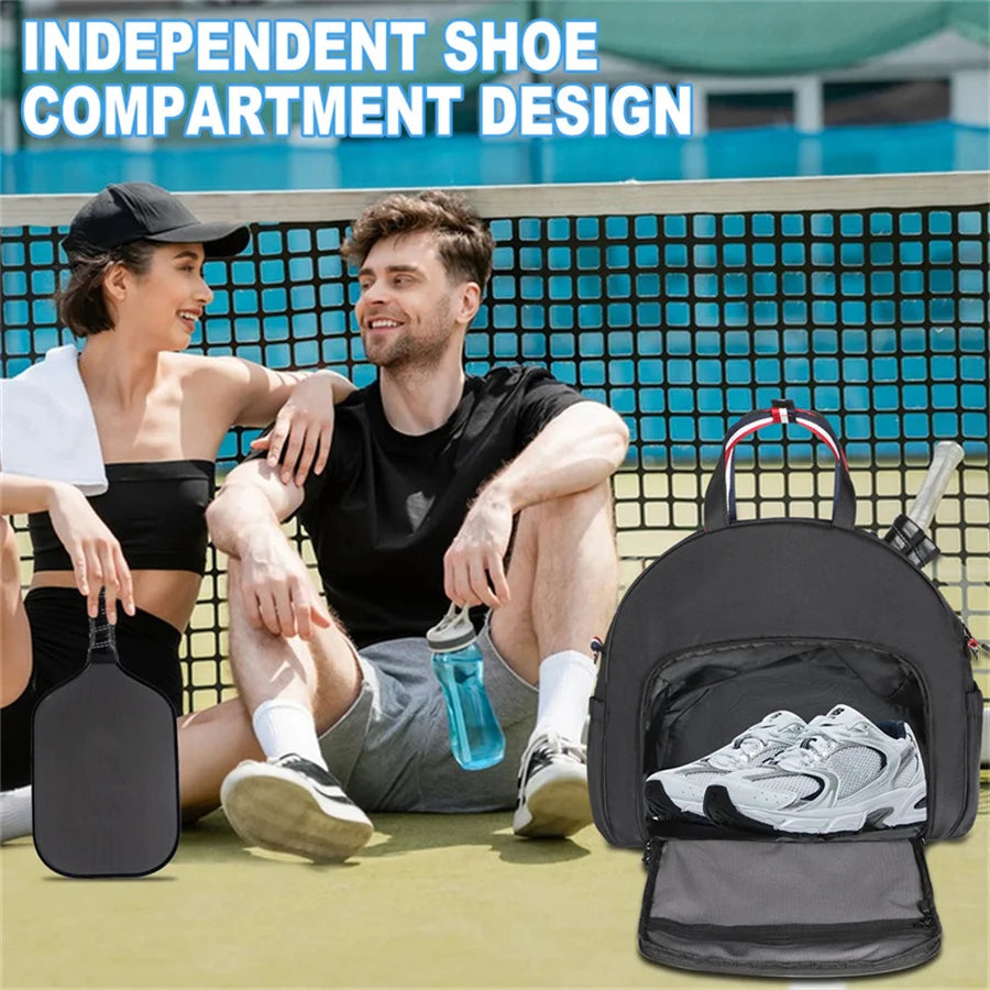 Pickleball Single Shoulder Bag Large Capacity Pickle Ball And Table Tennis Bag for Men Women Waterproof Multifunctional Ball Bag