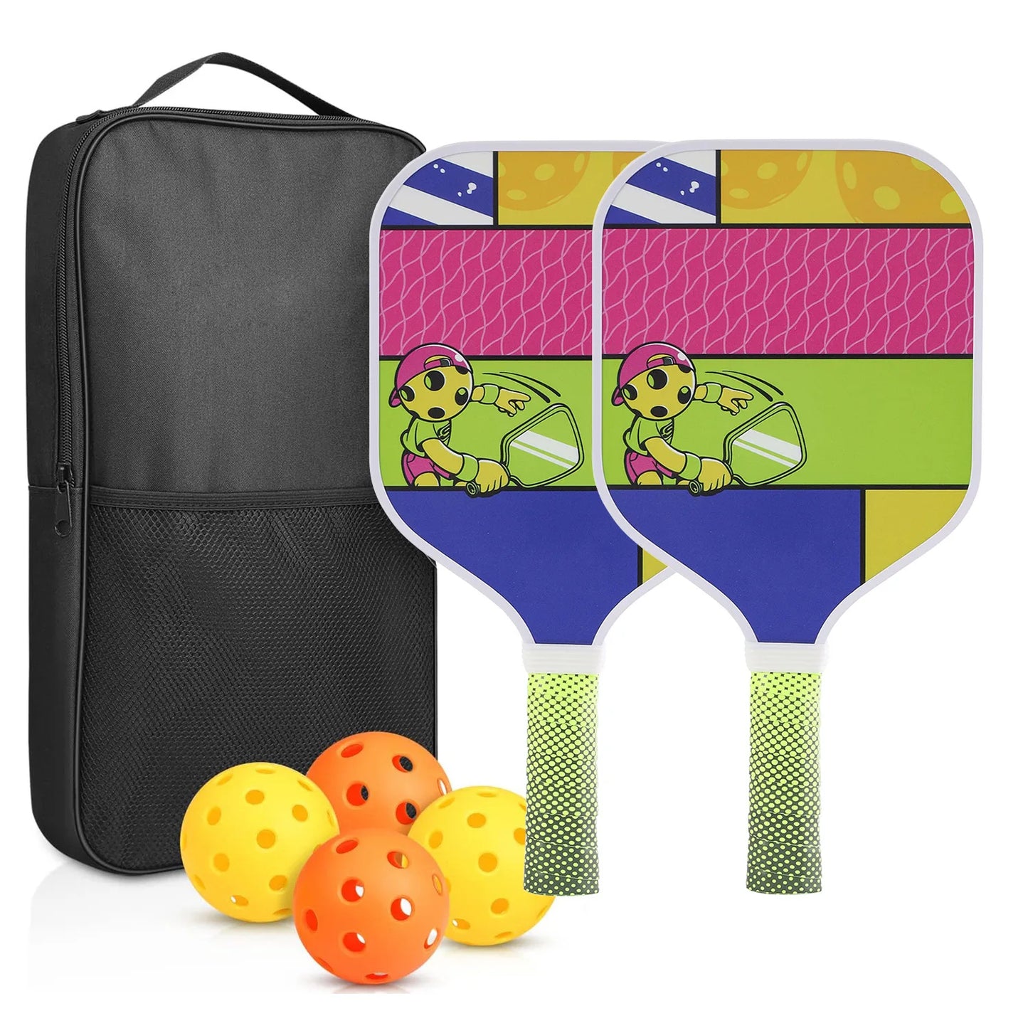 Pickleball Racket For Kids 2025 New Fiberglass Beginner Parent-Child Starter Source Factory Hot Sale High Quality