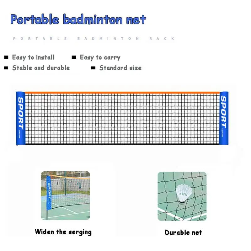 Portable Pickleball Net Weatherproof Durable Easy Assembly