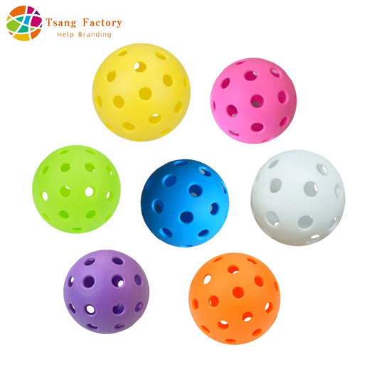 Pickleball 40 Holes And 26 Holes 12pcs Colorful Pickleballs Durable Training and Entertainme for Outdoor Indoor Sports Play