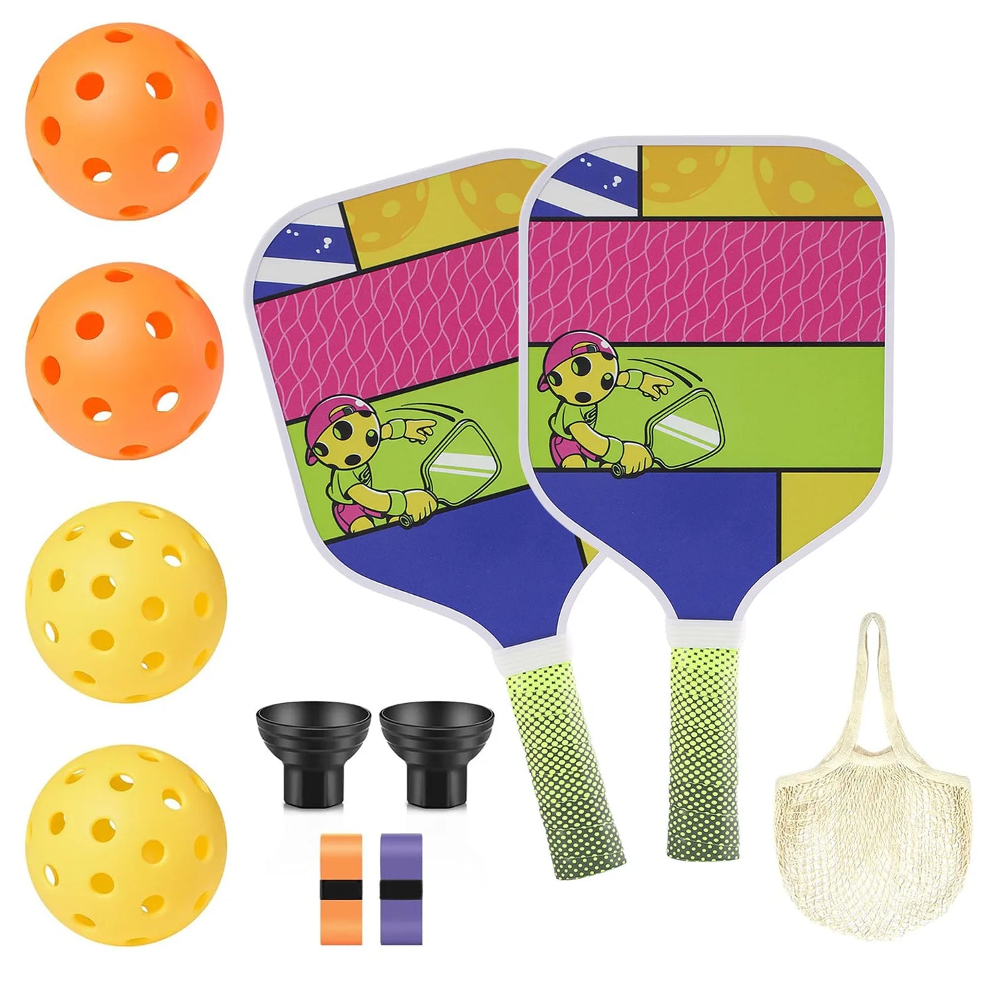 Pickleball Racket For Kids 2025 New Fiberglass Beginner Parent-Child Starter Source Factory Hot Sale High Quality